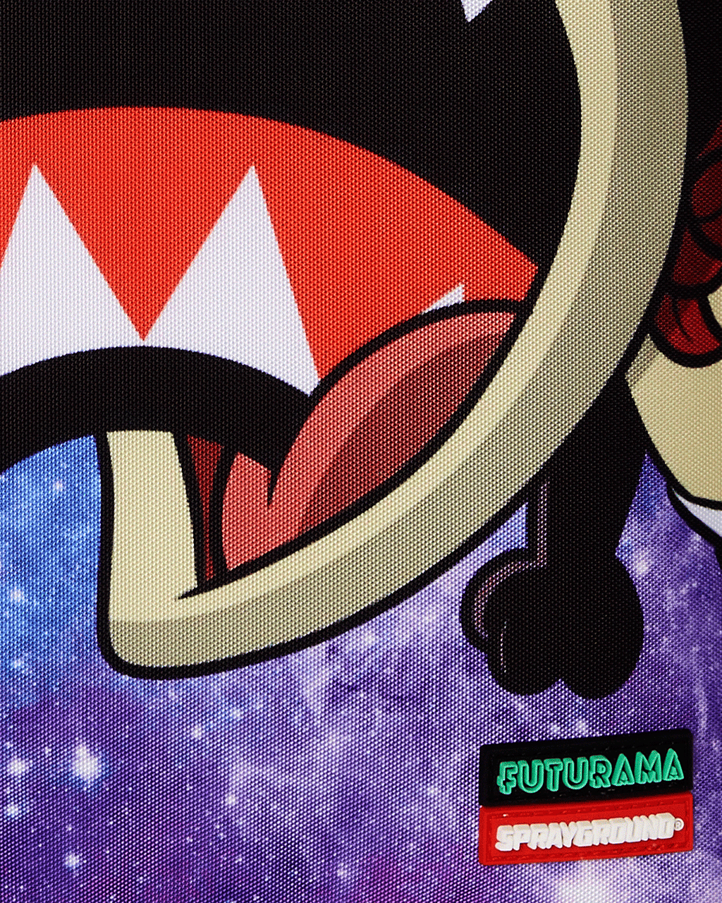 FUTURAMA NIBBLER EAT SHARK DLXR BACKPACK