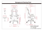 FIRE CAMO GAMING CHAIR - SUPER RARE