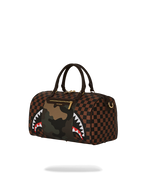 EXTERIOR GOLD ZIP POCKET SHARKS IN PARIS MINI DUFFLE