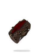 EXTERIOR GOLD ZIP POCKET SHARKS IN PARIS MINI DUFFLE