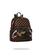 EXTERIOR GOLD ZIP POCKET SHARKS IN PARIS SAVAGE BACKPACK