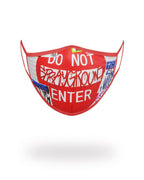 DO NOT ENTER FORM-FITTING MASK