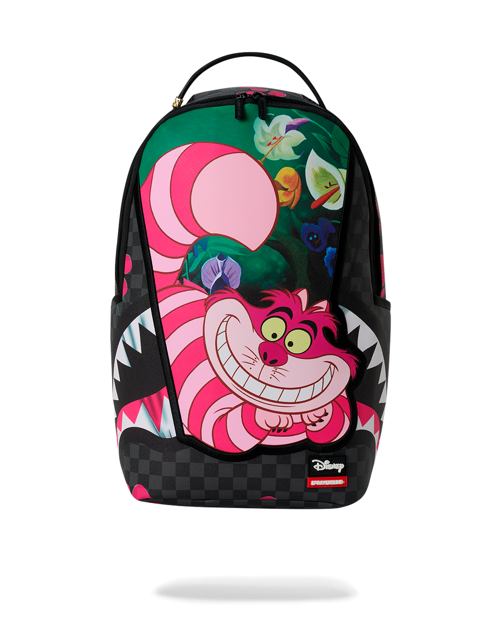 DISNEY ALICE IN WONDERLAND CHESHIRE CAT MAD SHARK BACKPACK