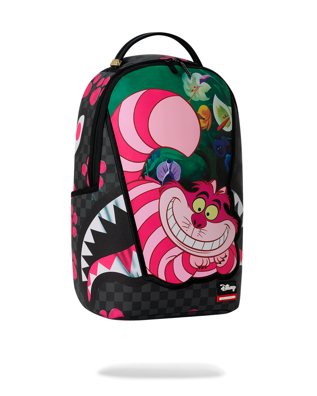DISNEY ALICE IN WONDERLAND CHESHIRE CAT MAD SHARK BACKPACK