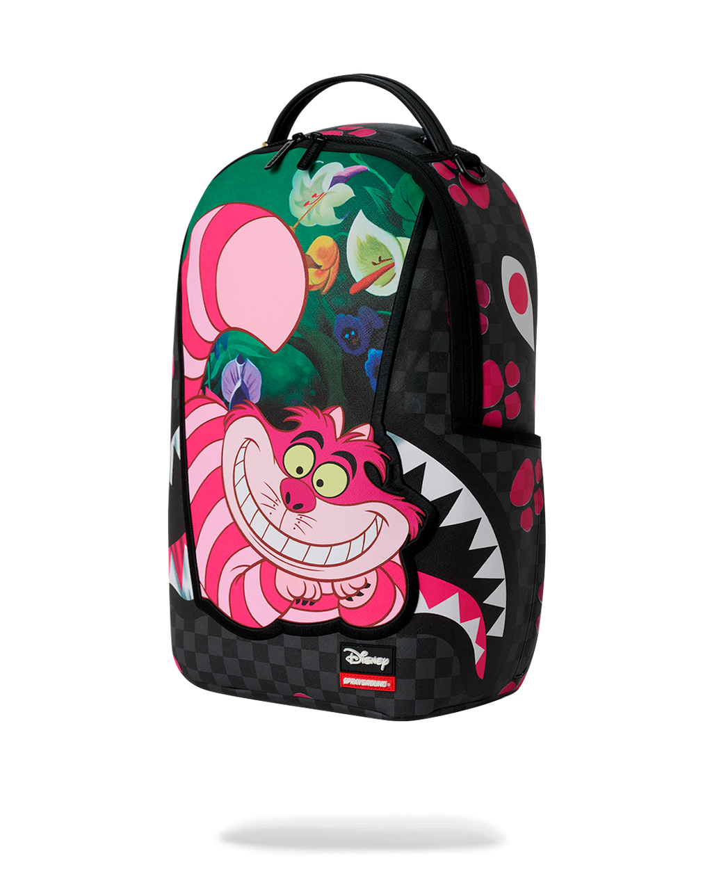 DISNEY ALICE IN WONDERLAND CHESHIRE CAT MAD SHARK BACKPACK