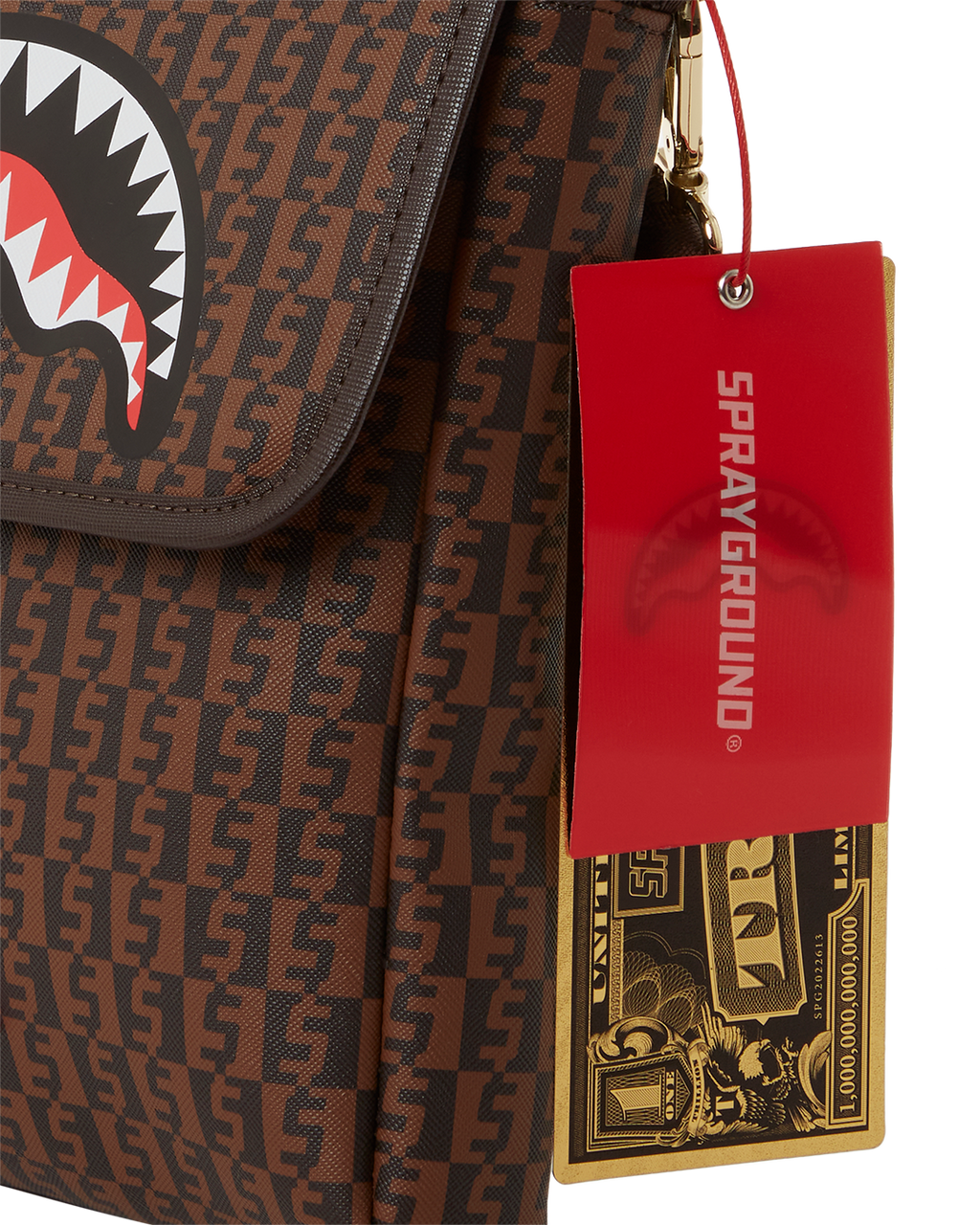 CASHIN CHECKS SHOULDER BAG