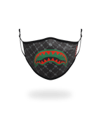 ADULT SPUCCI (BLACK) FORM-FITTING FACE MASK