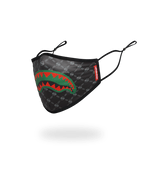 ADULT SPUCCI (BLACK) FORM-FITTING FACE MASK
