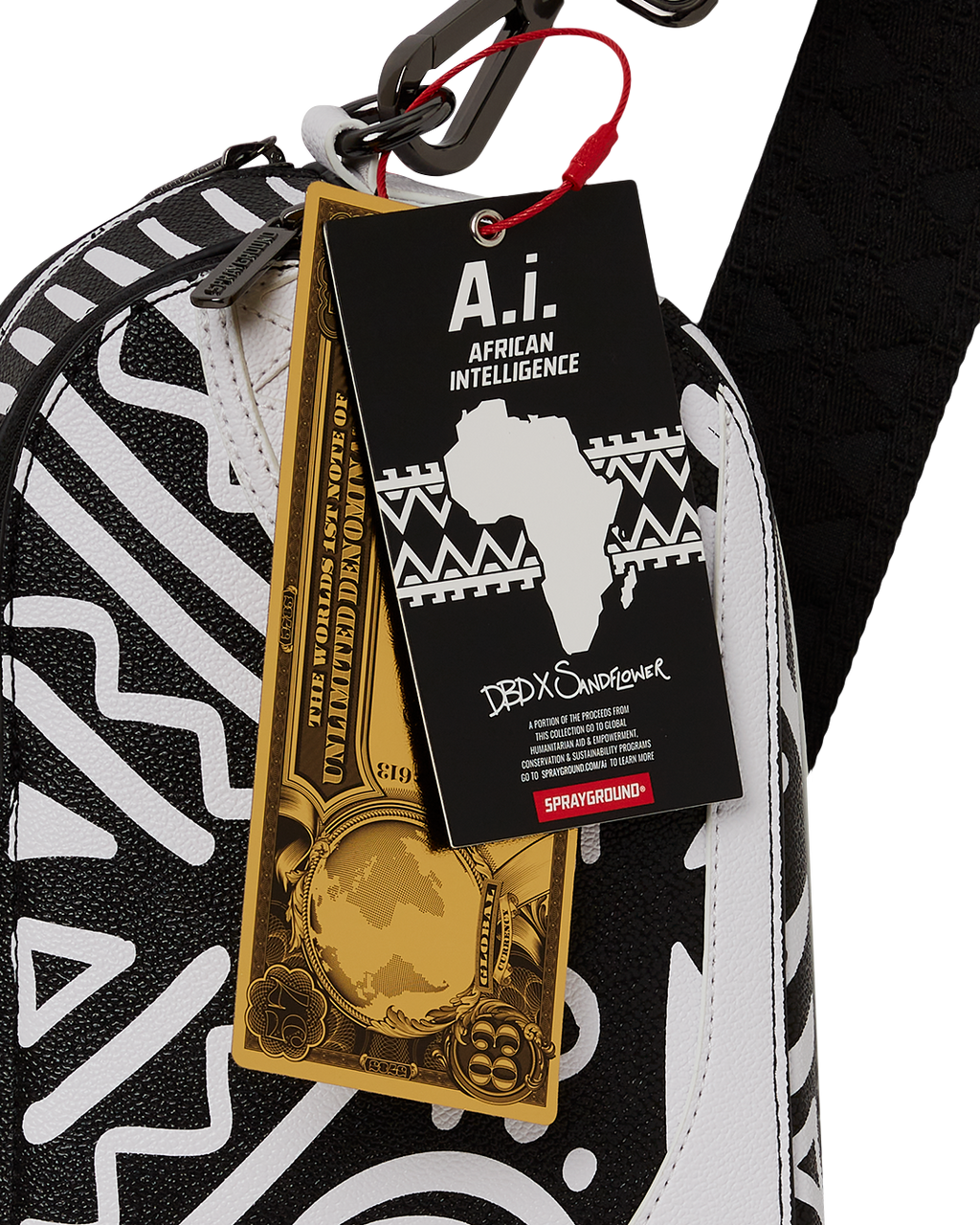 A.I.8 AFRICAN INTELLIGENCE - ORIGIN STORY BACKPACK SLING