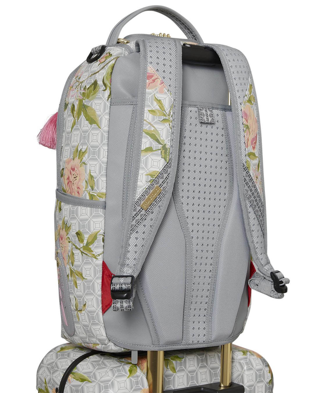 A.I. AFRICAN INTELLIGENCE ELEGANT ENERGY SHARKITECTURE CARRY-ON LUGGAGE - SANDFLOWER COLLAB