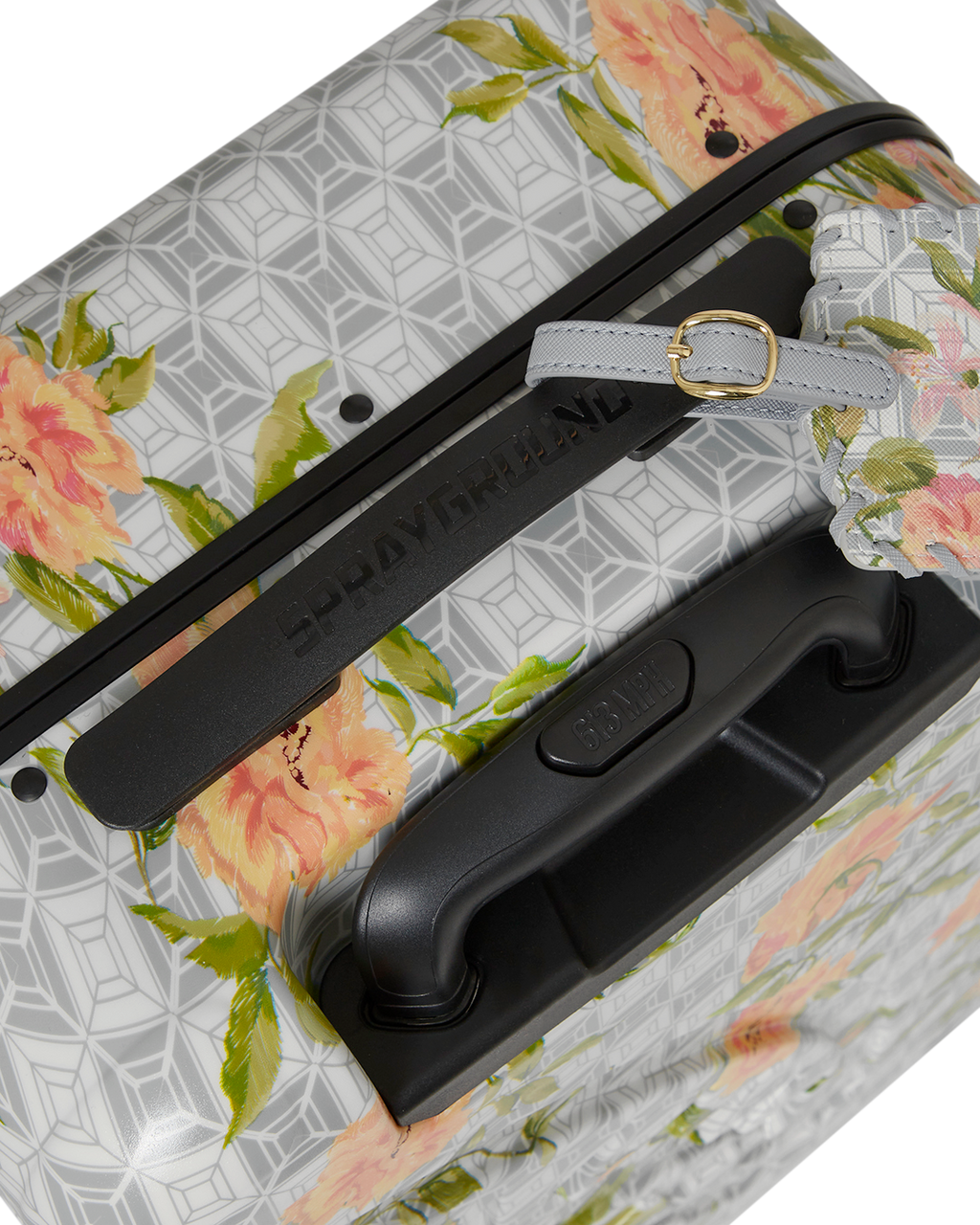 A.I. AFRICAN INTELLIGENCE ELEGANT ENERGY SHARKITECTURE CARRY-ON LUGGAGE - SANDFLOWER COLLAB