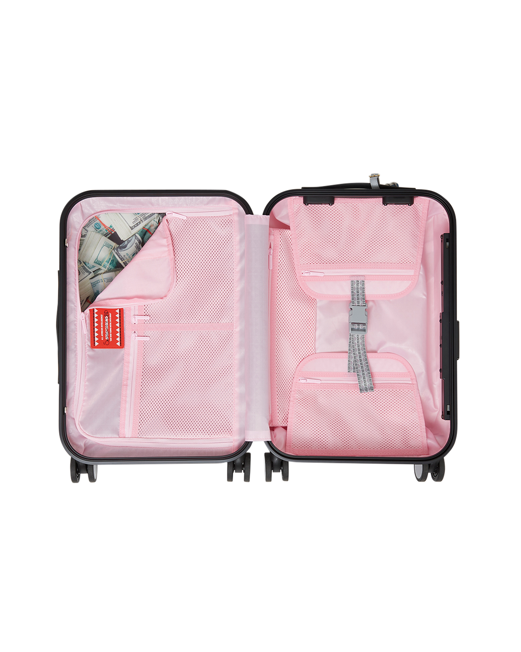 A.I. AFRICAN INTELLIGENCE ELEGANT ENERGY SHARKITECTURE CARRY-ON LUGGAGE - SANDFLOWER COLLAB