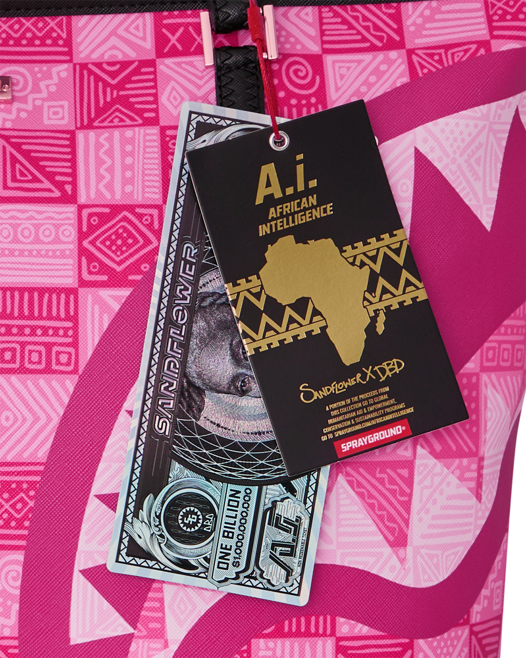 A.I. AFRICAN INTELLIGENCE THE SUNSET RESET TOTE - SANDFLOWER COLLAB