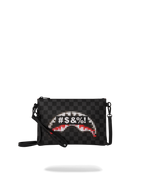 'WHAT THE BEEP' SHARK CROSSOVER CLUTCH