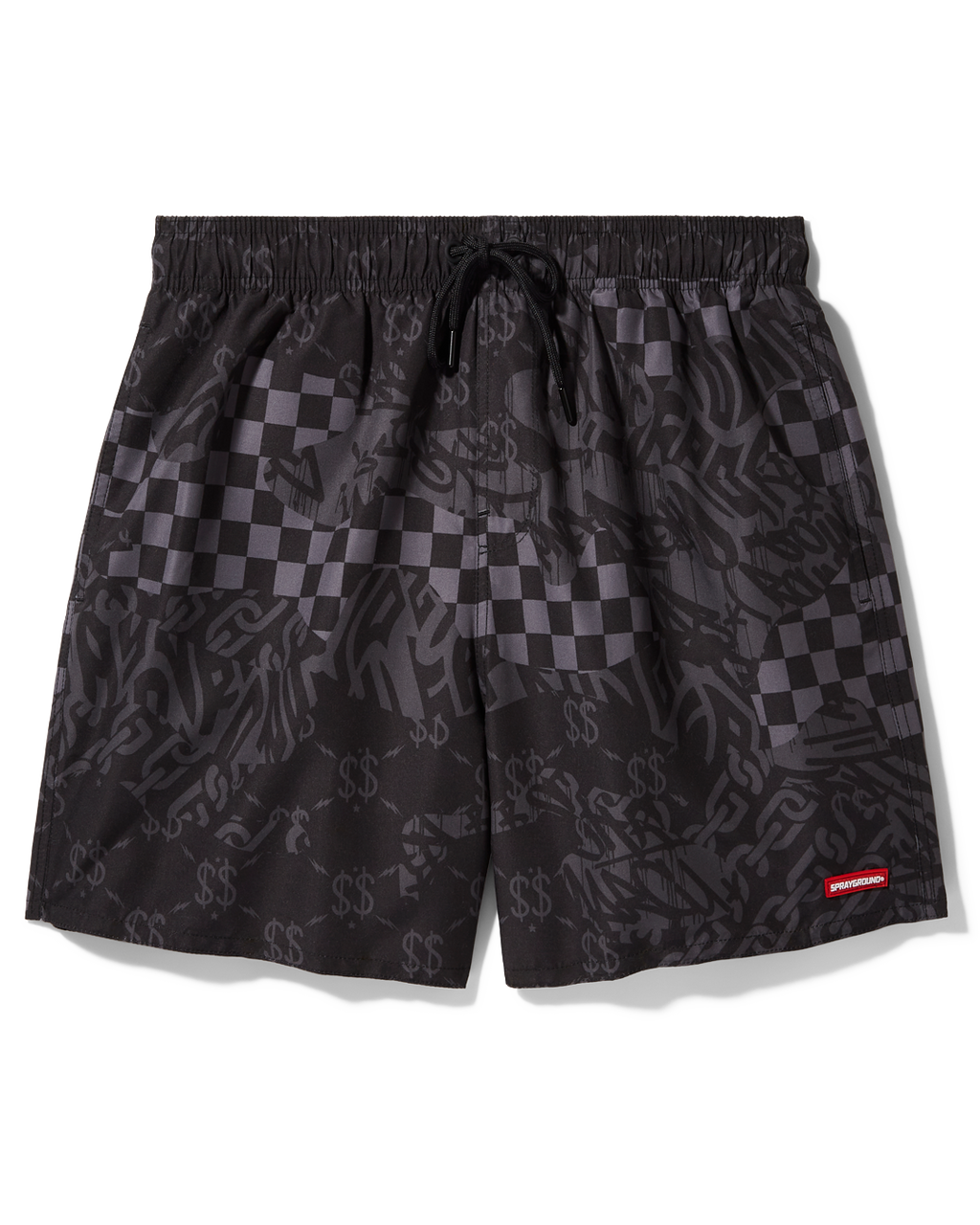 3AM CHECK SWIM SHORTS