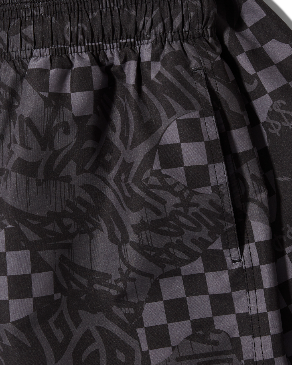 3AM CHECK SWIM SHORTS